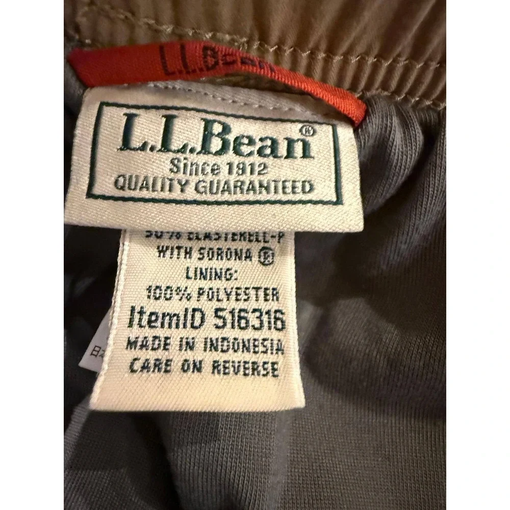 L.L. Bean Vista Camp Pants Men's XL 34
